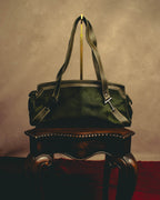 "TOD'S" 00's-10's Textured haircalf leather shoulder bag