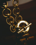 –SPECIAL– "CELINE" 90's Sculptural link bracelet