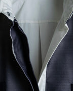 "CELINE" Combination color dress shirt