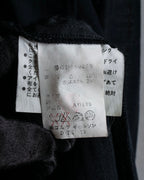 "COMME des GARCONS" 99SS sheer drape docking detail tailored jacket
