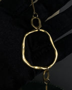 "Vintage organic ring necklace"