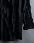 “ISSEY MIYAKE” wrinkle processing oversize tailored jacket