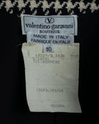 "Valentino Garavani" Houndstooth pattern lace velvet design set up