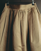 "DOLCE & GABBANA" 10's Lustrous pleated silk skirt