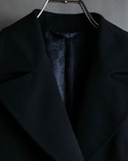 "GUCCI" 90's Beautiful draping fly-front tailored jacket