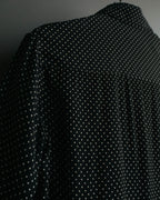 "CELINE" 2010's-2020's Polka dot viscose long sleeve shirt