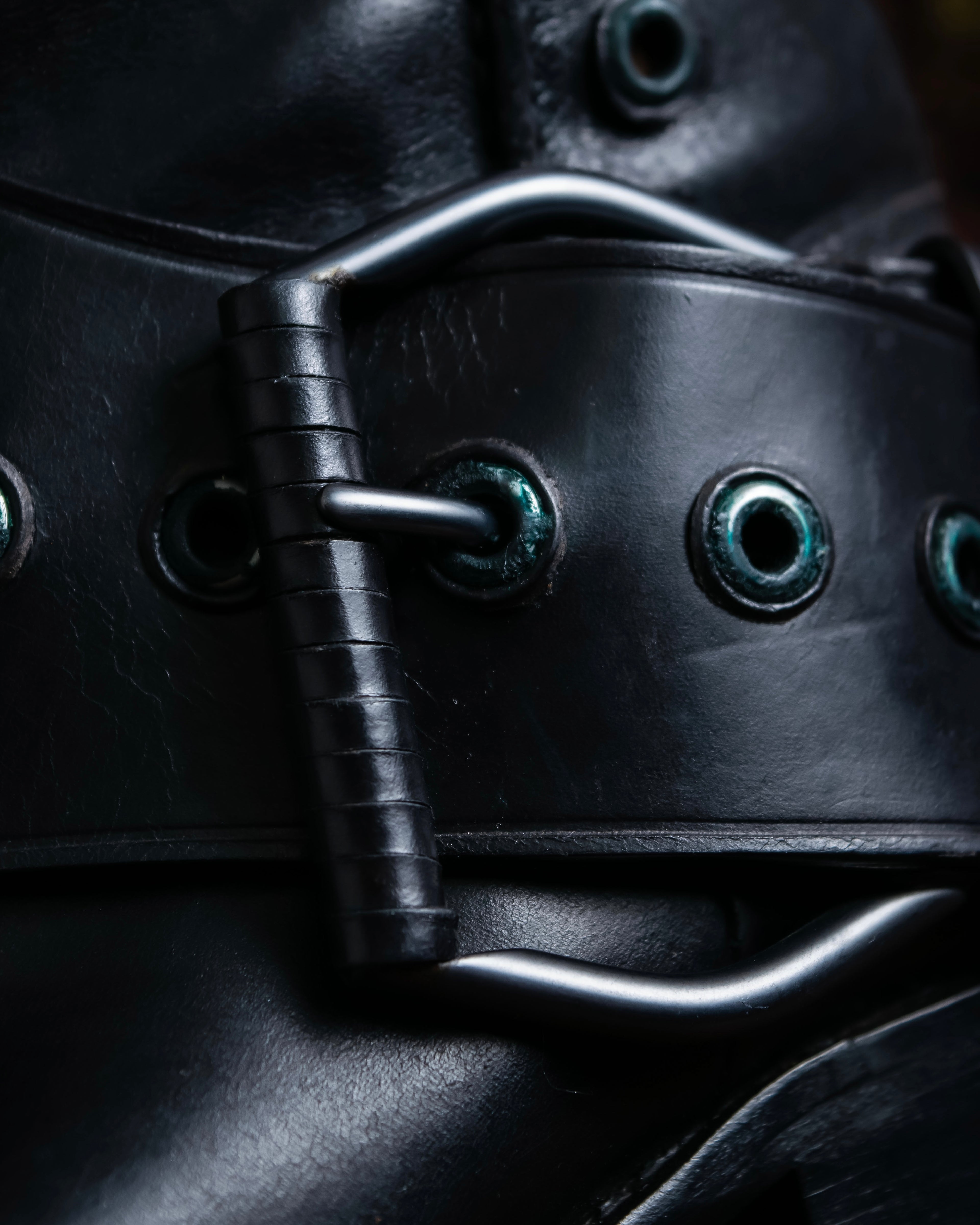 "BOTTEGA VENETA" Belt design square toe knee high long boots