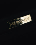 "Yves Saint Laurent" 80’s-90’s Concho suede chain shoulder bag
