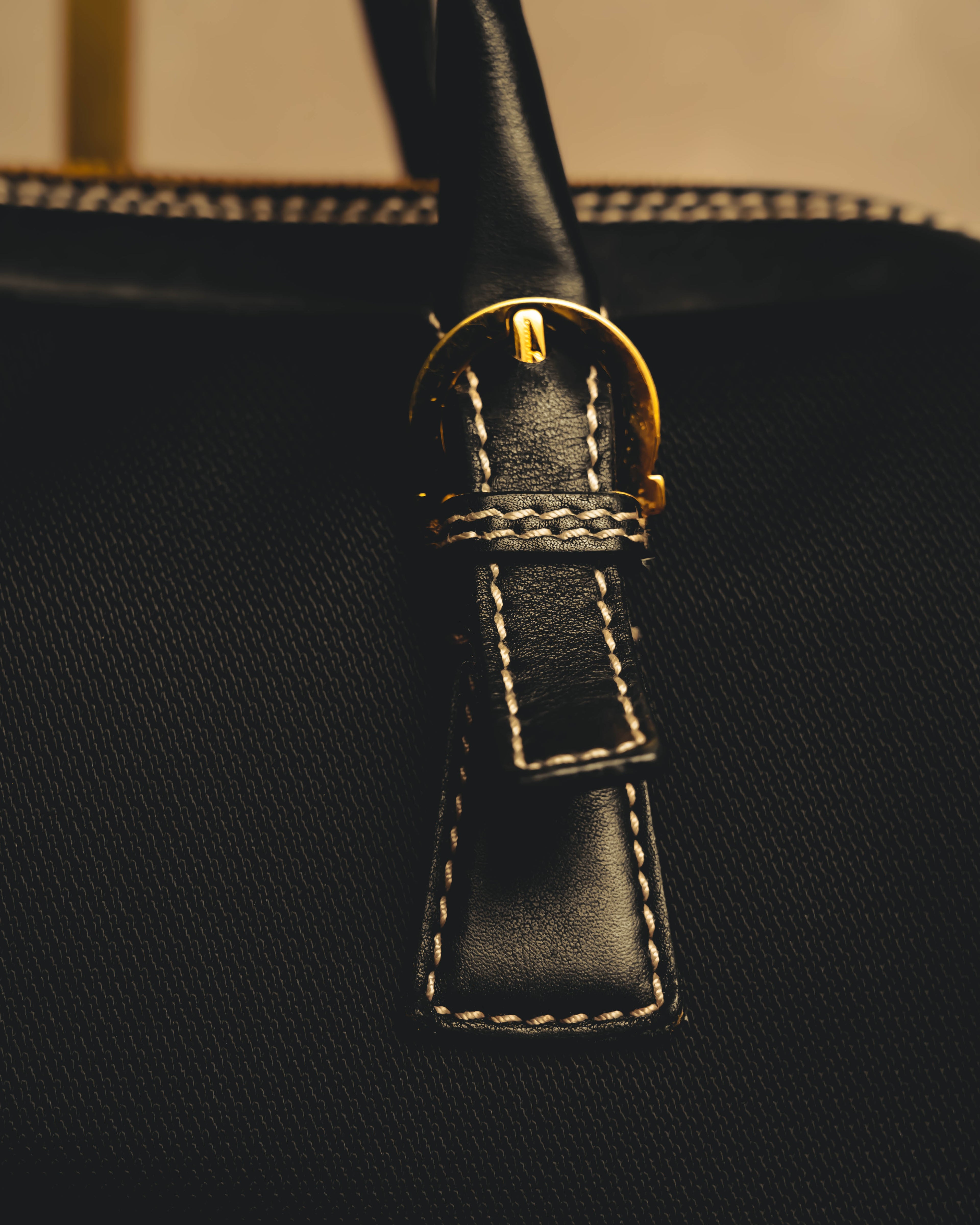 “Salvatore Ferragamo” 90’s-00’s Gancini-detail textured canvas shoulder bag