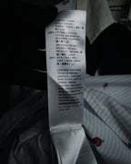 “GUCCI” 2017 heart and dagger embroidered bow tie shirt