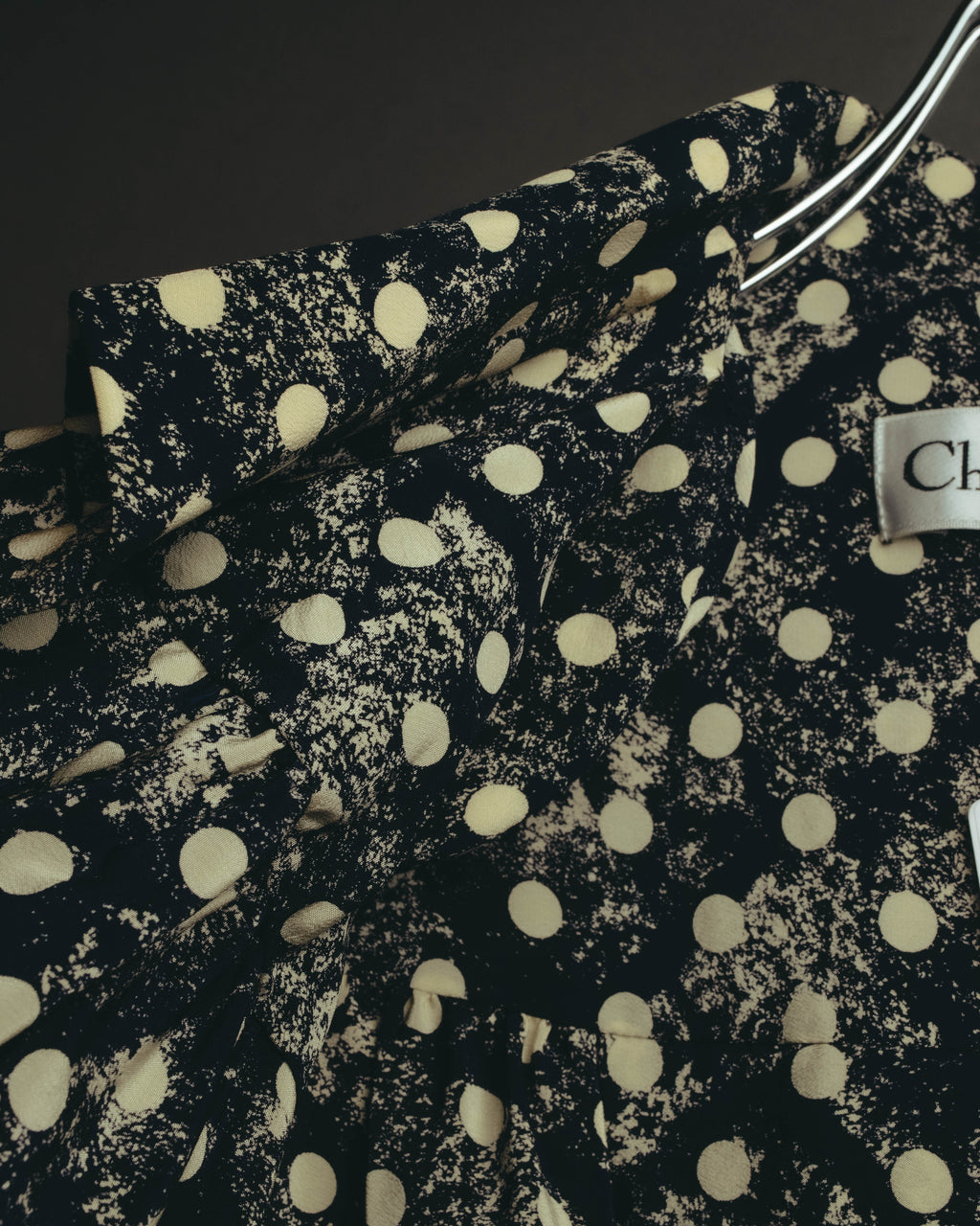 "Christian Dior" 80's-90's Elegant printed silk blouse