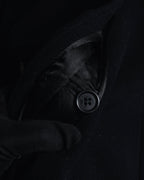 Abrigo con cuello de piel súper largo de los años 90-00 de MAX&Co.