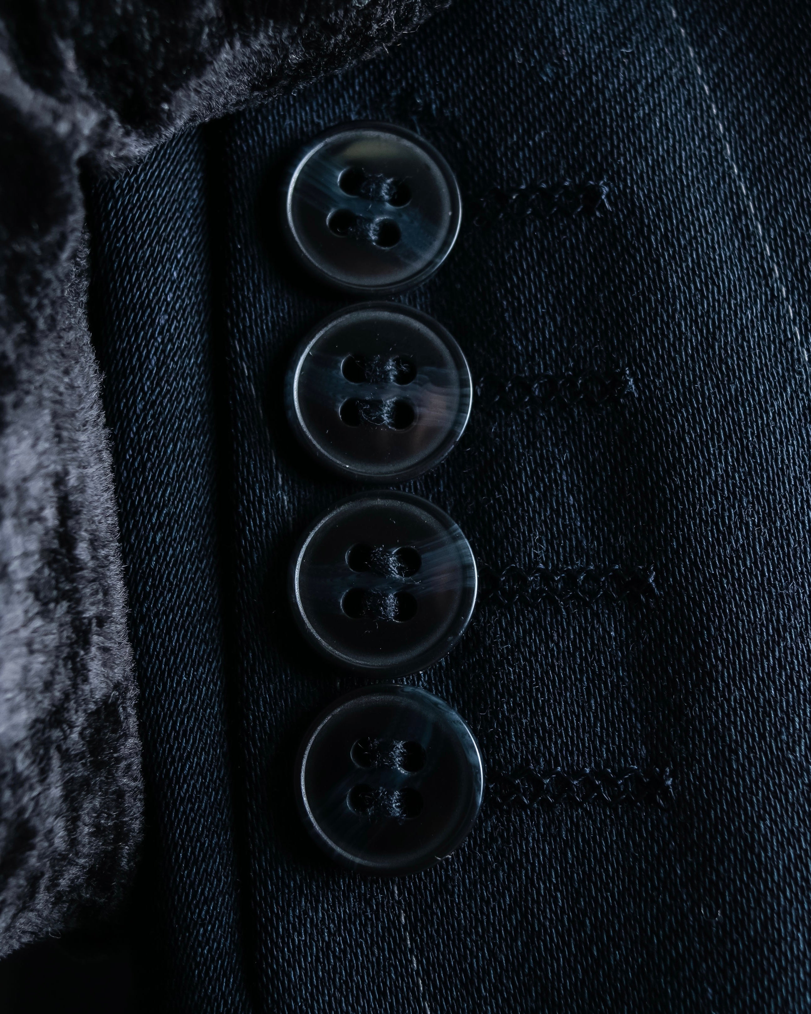 "CHRISTIAN DIOR MONSIEUR"
 Fine pitch stripe pattern notch lapel tailored jacket