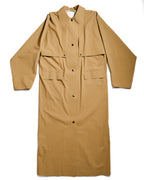 KASSL EDITION/ 20SS Patch Button Designed  Rain Coat