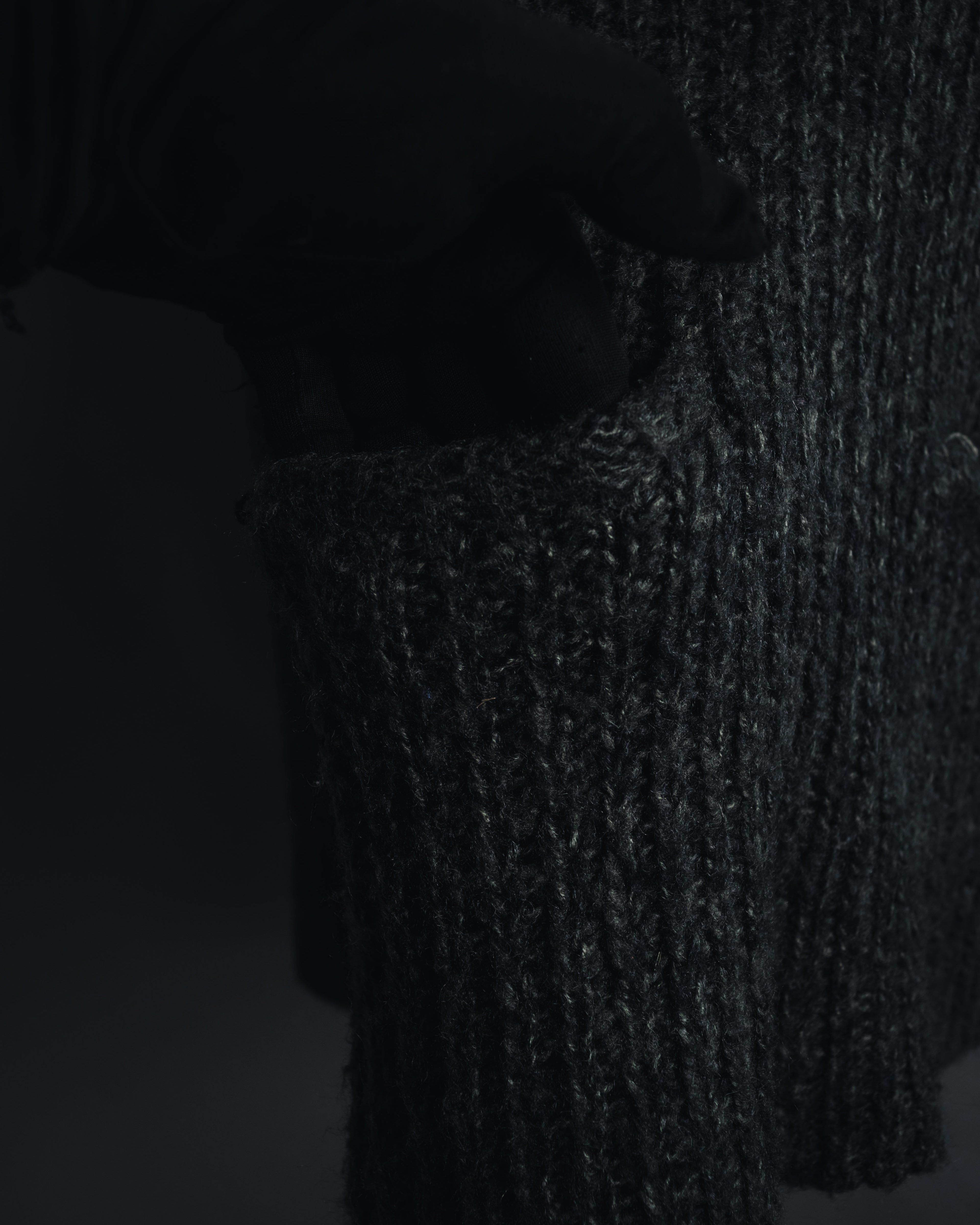 "THE ORIGINAL ARIZONA JEAN COMPANY" 00’s Deep v ribbed belted pocket knit