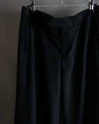 "JEAN PAUL GAULTIER FEMME"
 High-waisted straight draping slacks