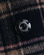 "WEEKEND MaxMara" 2010’s plaid virgin wool collarless jacket