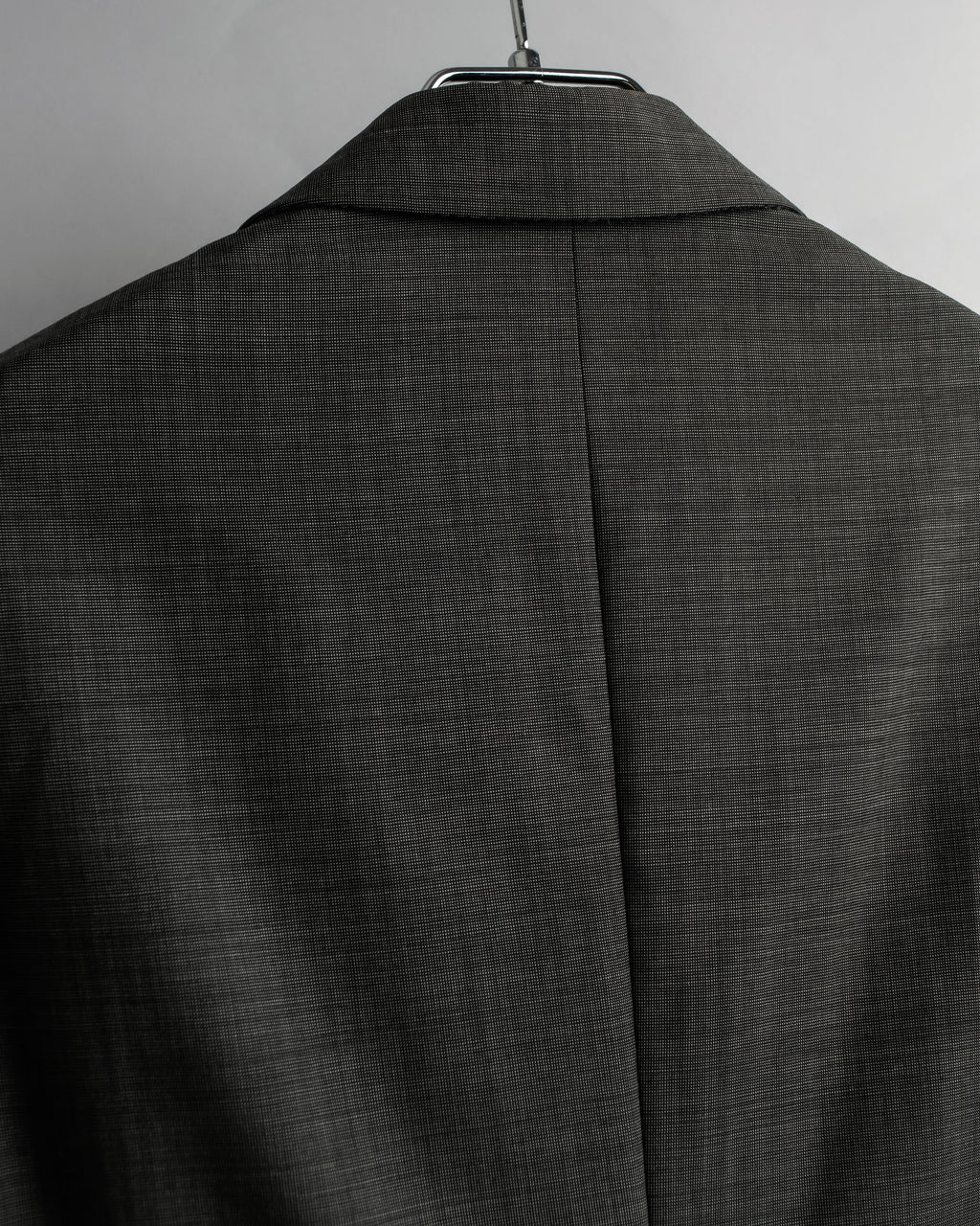 "PRADA" Sharkskin wool minimal tailoring set up