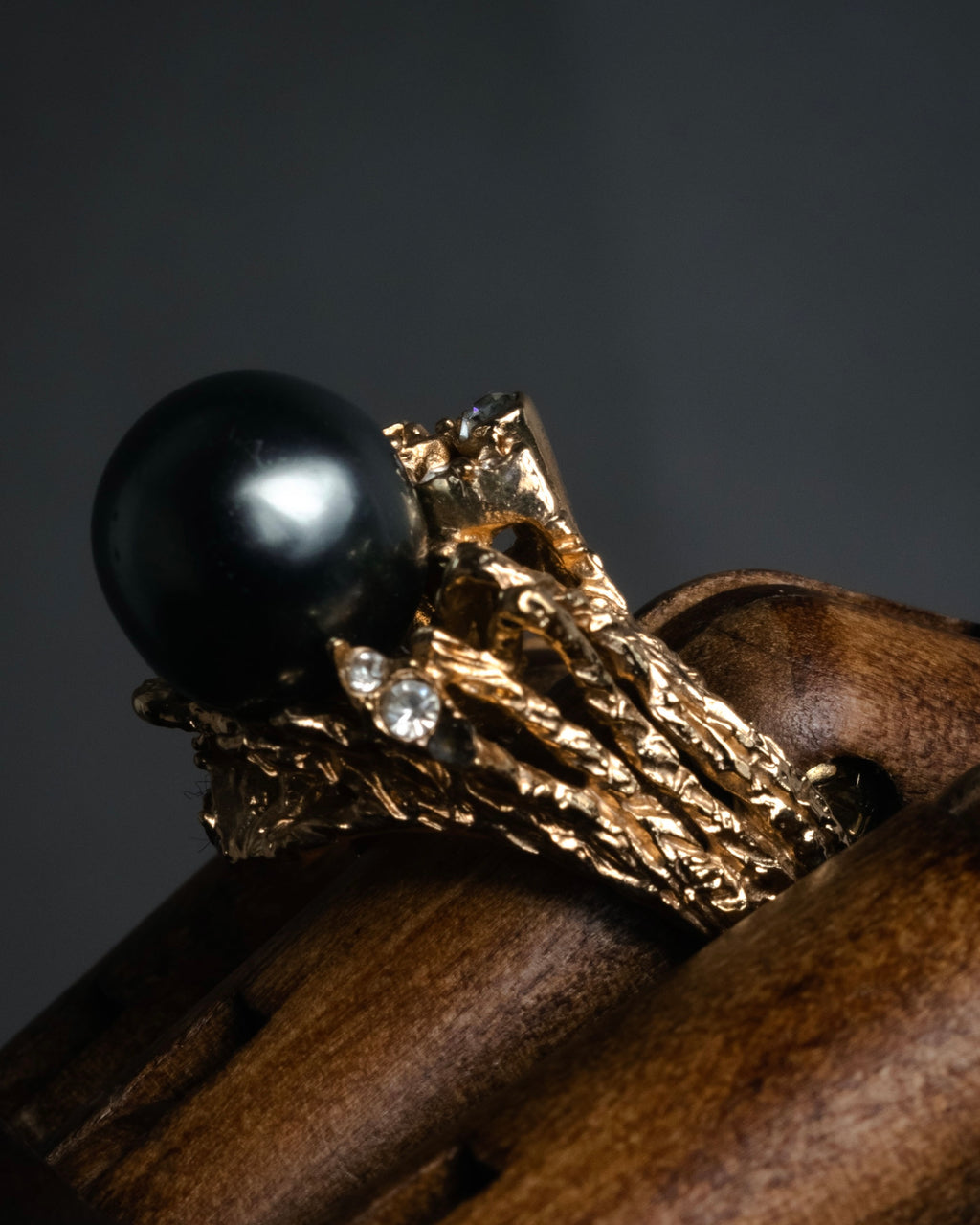 “Christian Dior” 60’s-70’s Organic pearl cluster ring