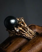 “Christian Dior” 60’s-70’s Organic pearl cluster ring