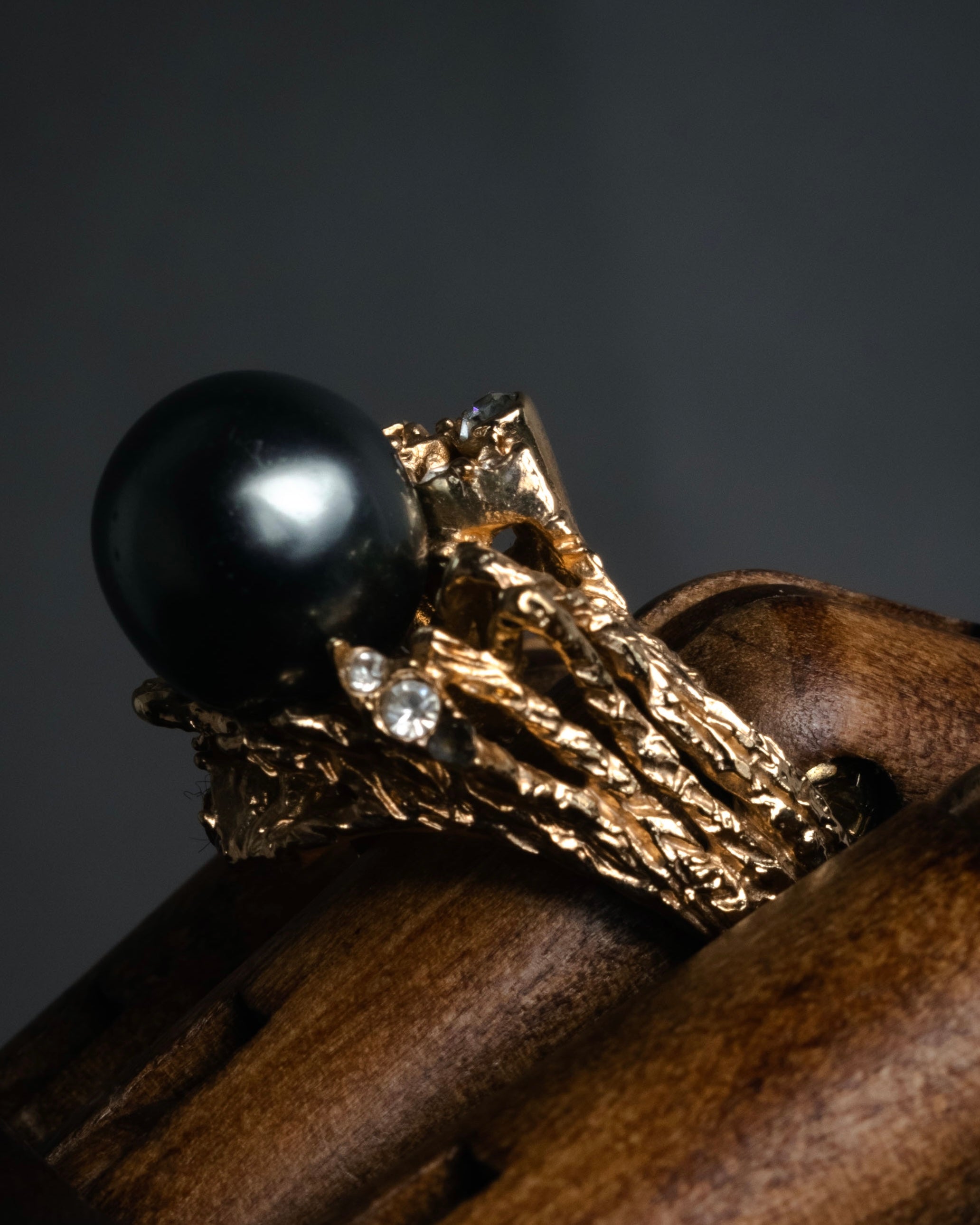 “Christian Dior” 60’s-70’s Organic pearl cluster ring