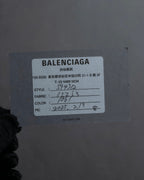 "BALENCIAGA" Logo engraved compact leather tri-fold wallet