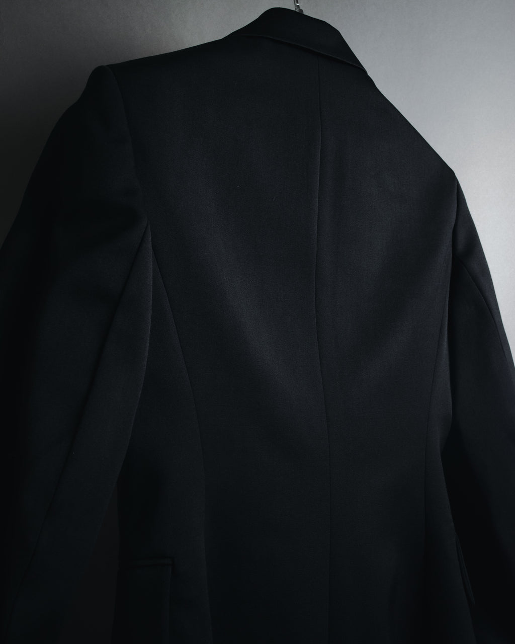 "Yves Saint Laurent" 2008AW Minimal sculpted wool jacket