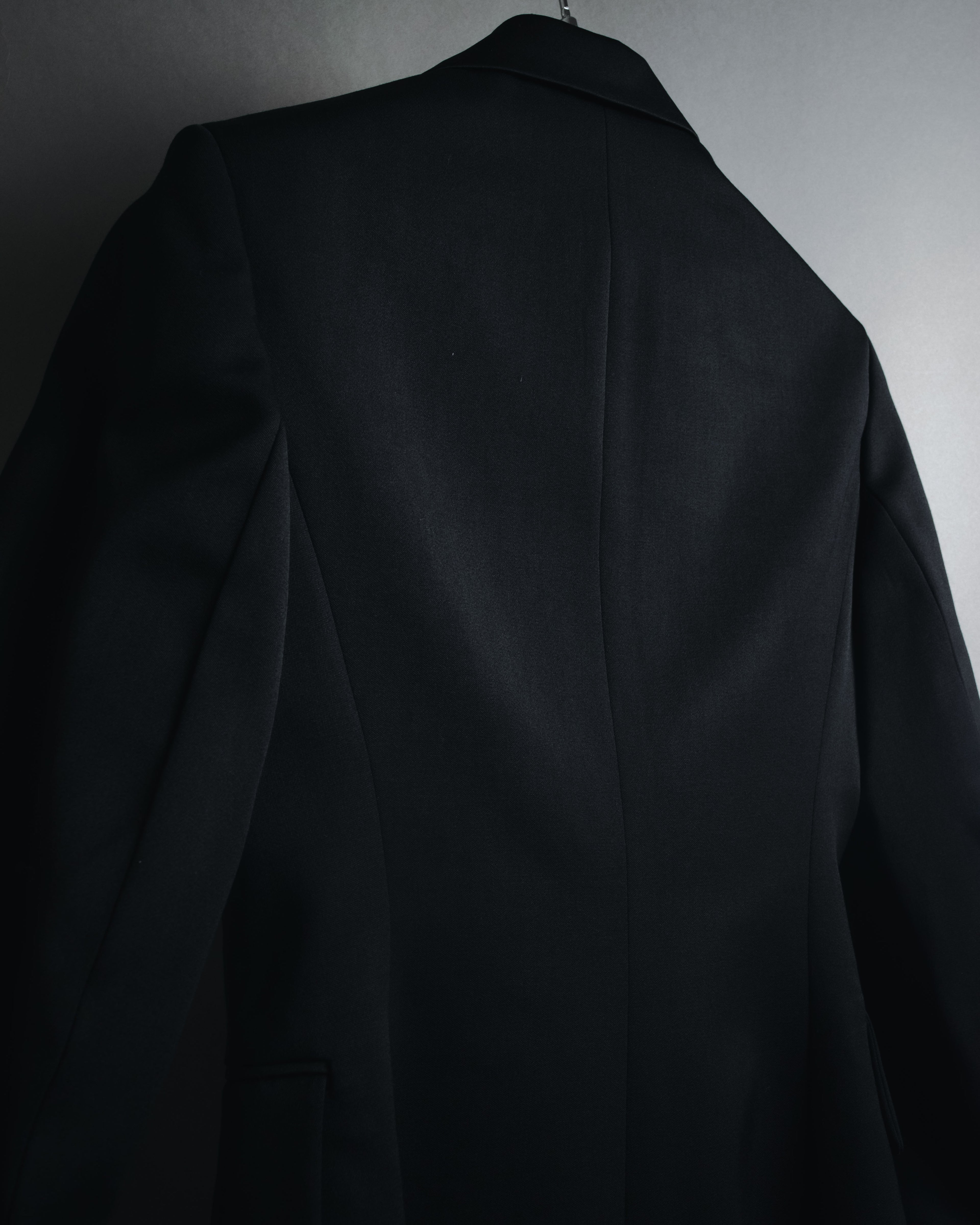"Yves Saint Laurent" 2008AW Minimal sculpted wool jacket