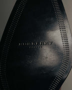 "BURBERRY LONDON" 00's-10's Sleek leather lace-up derby shoes