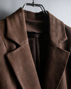 "LOEWE" Three-dimensional ribbed lamb leather set up