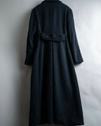 "DOLCE &amp; GABBANA" Maxi length double breasted chesterfield coat