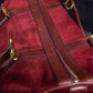 "Cartier" Beautiful red color velour boston bag