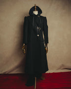 "BALENCIAGA" 2022 Distressed hooded long coat