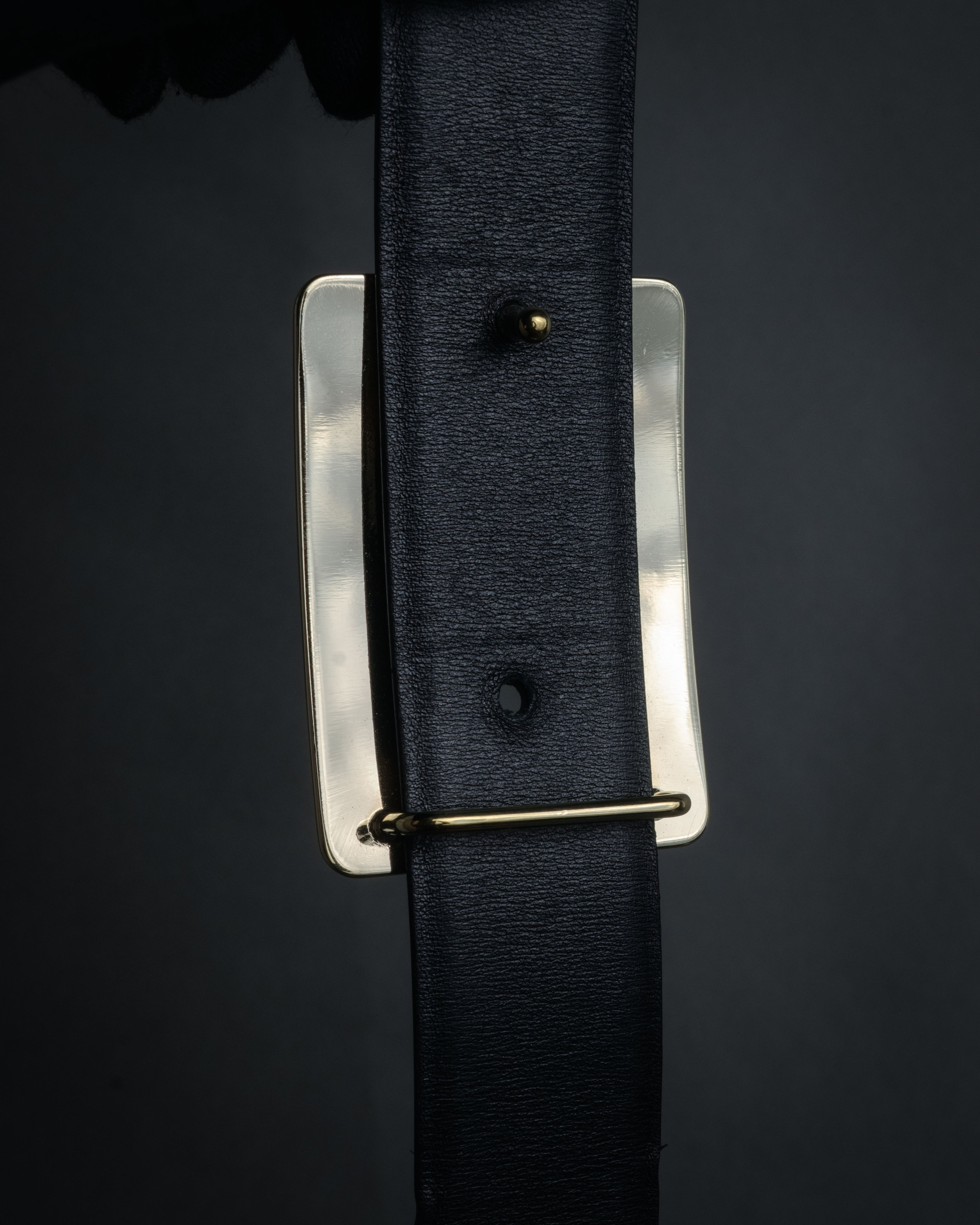“Roger Vivier” 2010’s Patent tortoiseshell buckle belt
