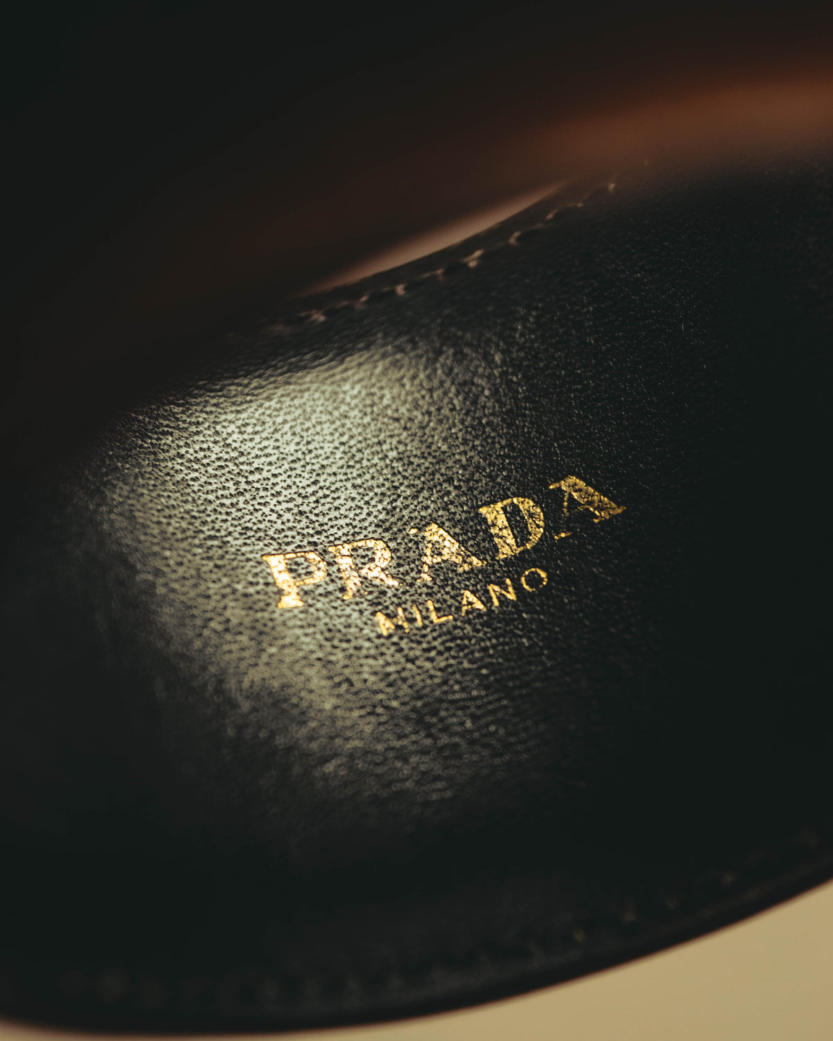 "PRADA" 90's-00's Embellished wide cuff bracelet