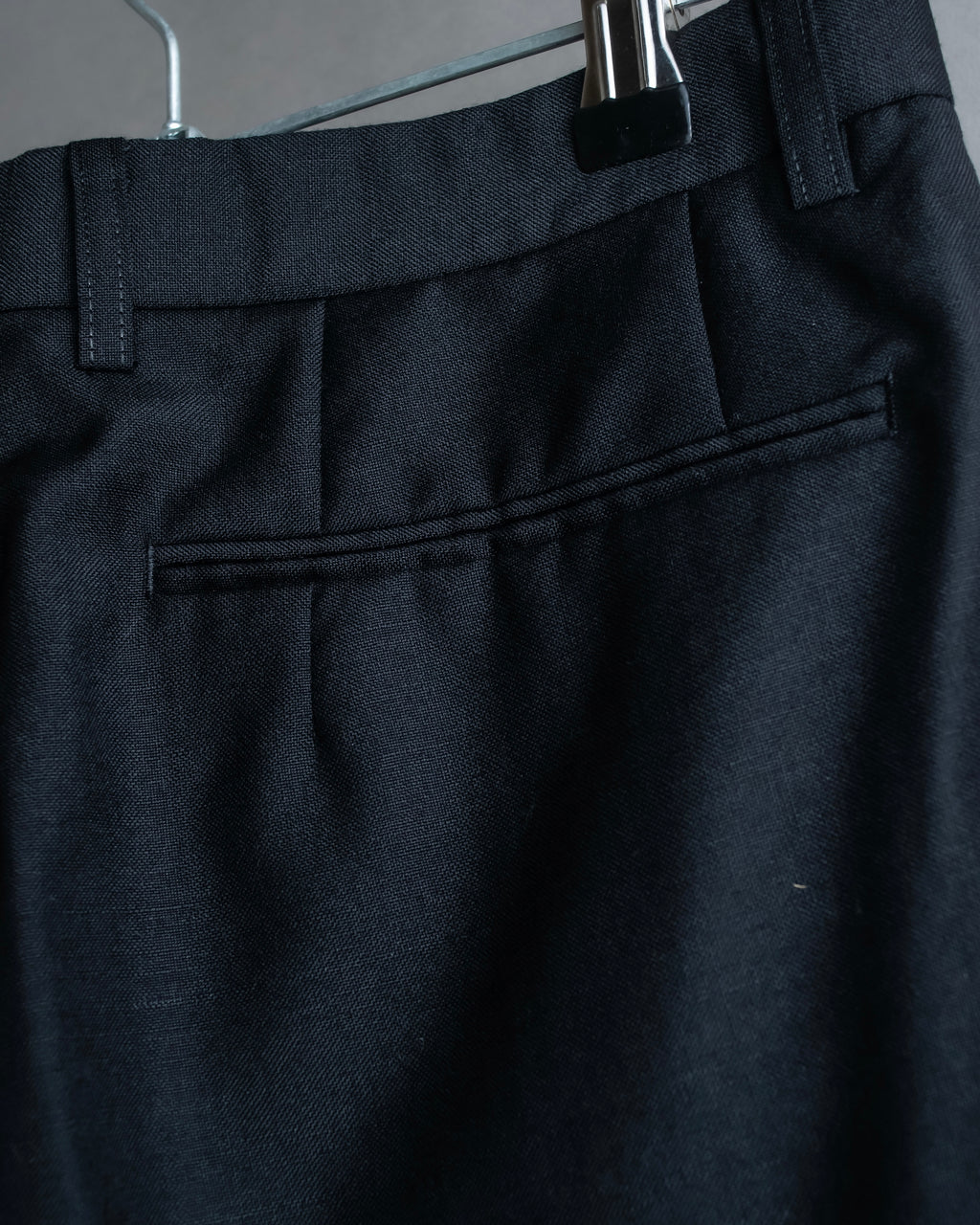 "Christian Dior" Mohair blend straight silhouette slacks