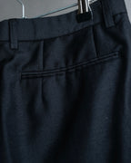 "Christian Dior" Mohair blend straight silhouette slacks