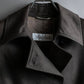 "Max Mara" Diagonal front button design stand collar jacket