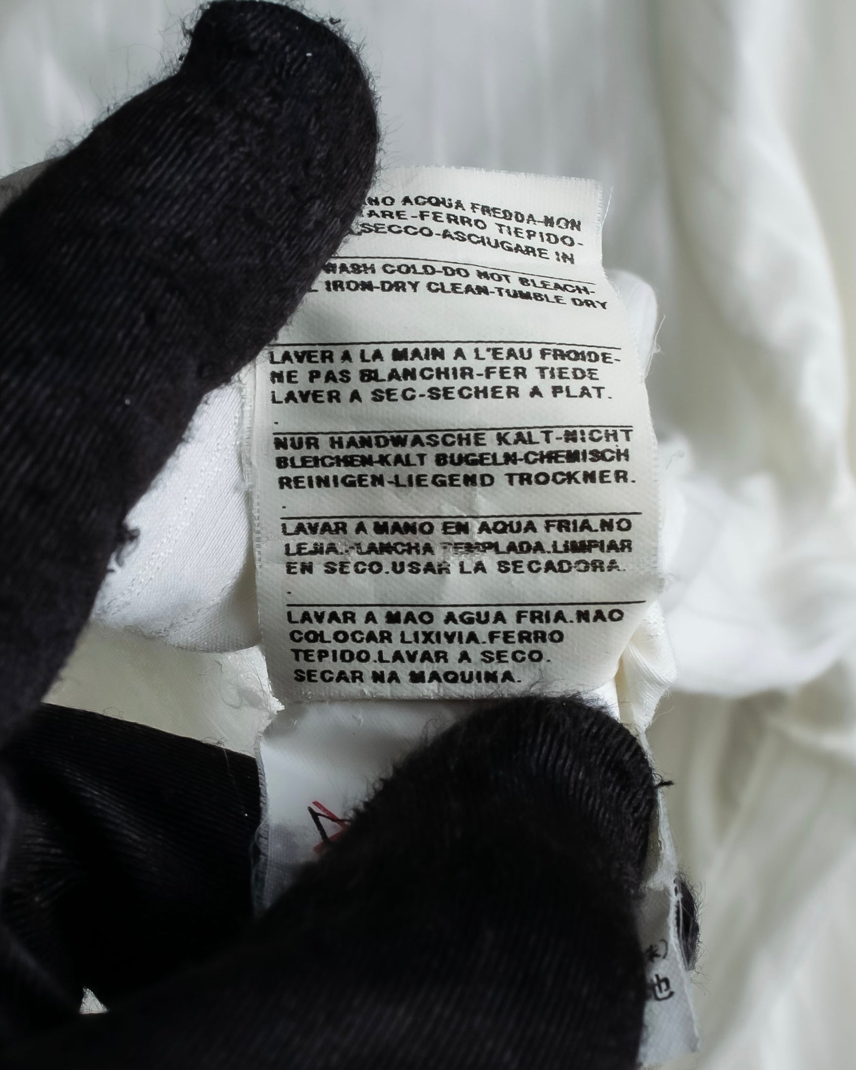 "GIORGIO ARMANI" Delicate striped white shirt