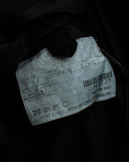 "HERMES" 90's Elegantly relaxed cotton linen tailored jacket