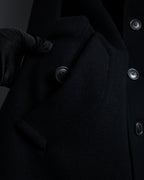 "VIKTOR&ROLF" Sculptural lapel melton coat