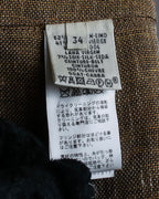 "HERMES" Gaultier period fringe design wrap skirt