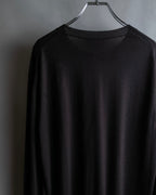 "BOTTEGA VENETA" High quality wool charcoal brown knit