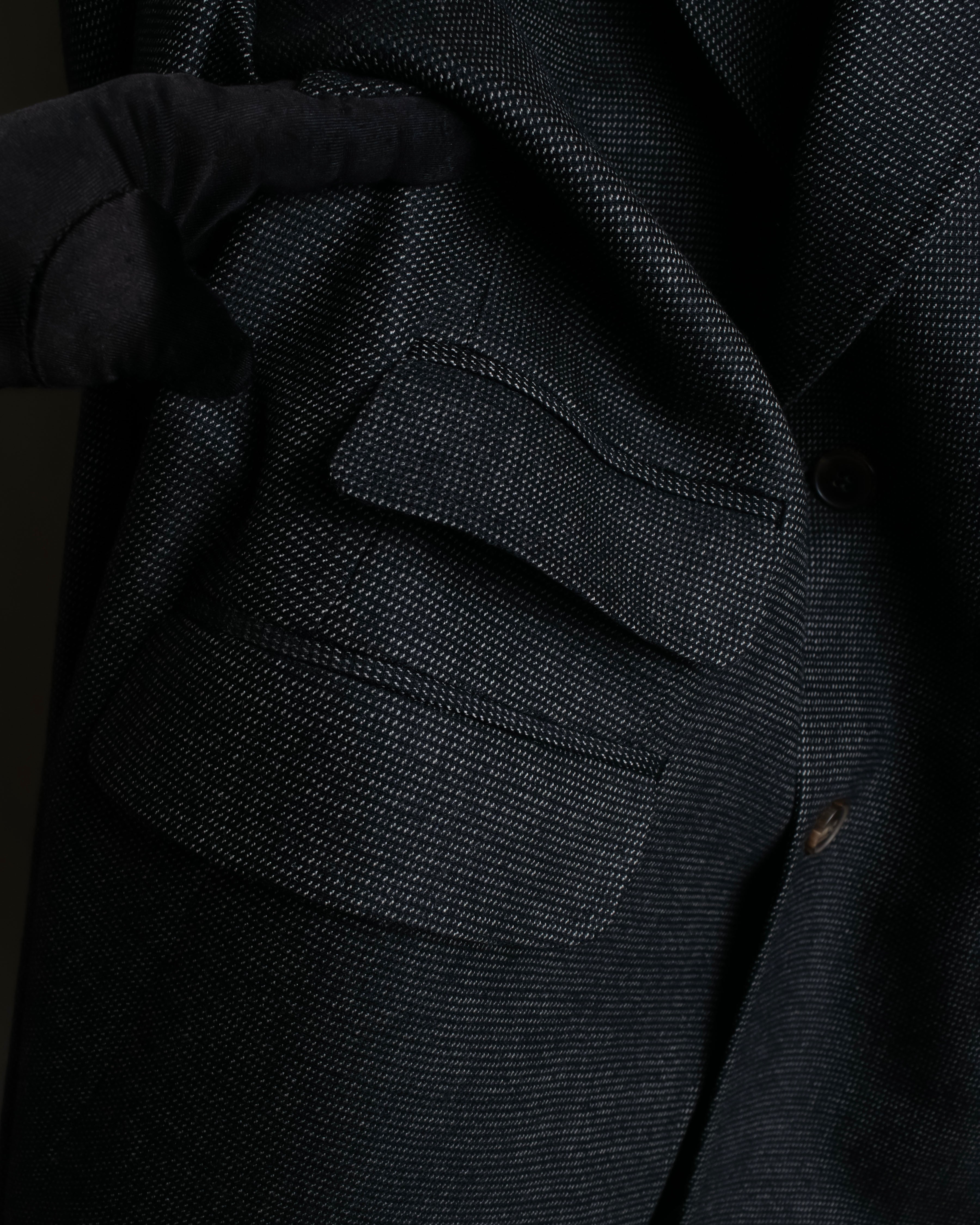 "GUCCI" 90's Tom Ford period bird eye weave set up