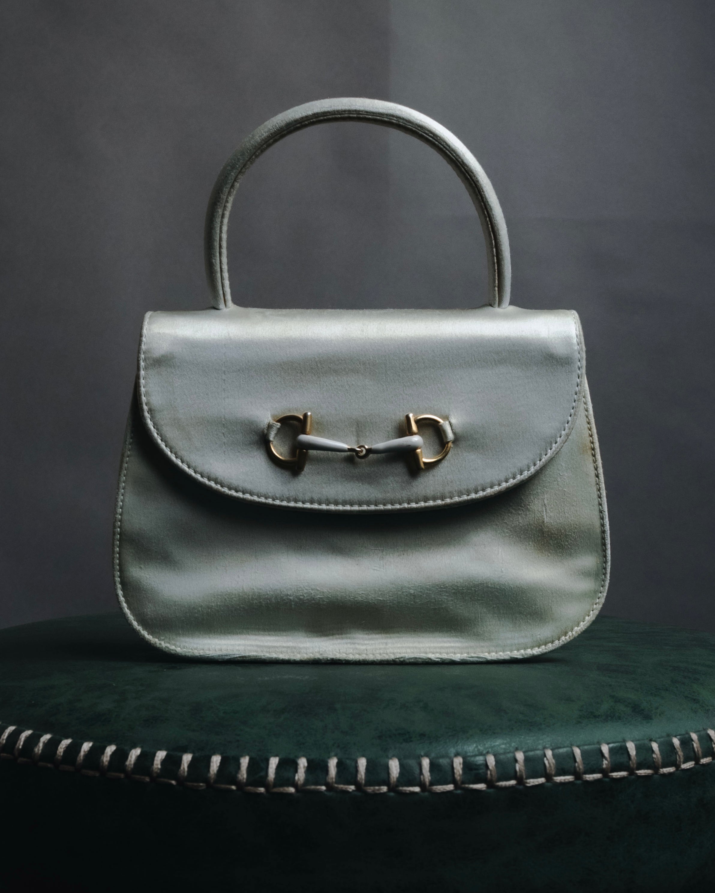 GUCCI (グッチ) - ホースビット トップハンドルバッグ - シルバー