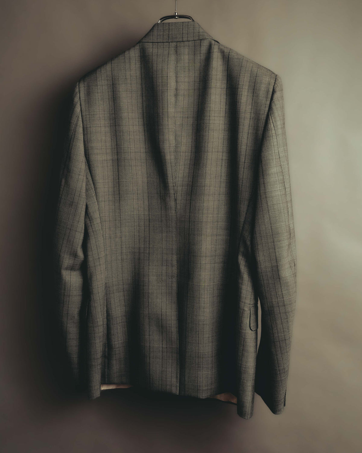 -SPECIAL- “GUCCI” 2019-2021 Glen check double-breasted wool suit