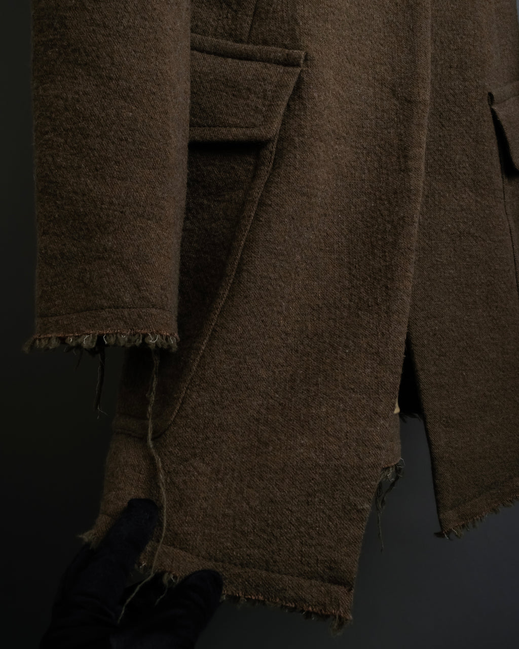 "SPORTSMAX" Carving flap design mid-length coat