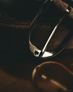 "Ermenegildo Zegna" 90's–00's brown suede leather belt