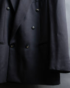 Vintage shoulder construction peak lapel tailored jacket