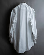 "CHRISTIAN DIOR MONSIEUR"
 Wide spread color royal order white shirt